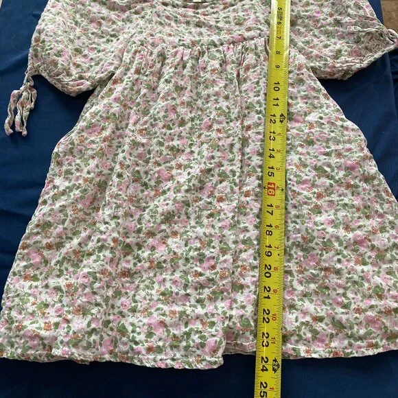 Chelsea & Violet Bohemian Kids Blouse SZ S Floral Pattern* - Picture 3 of 9